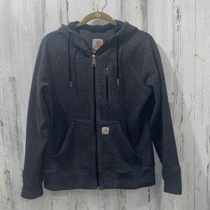 0305 Carhartt Heathered Gray Fleece Jacket